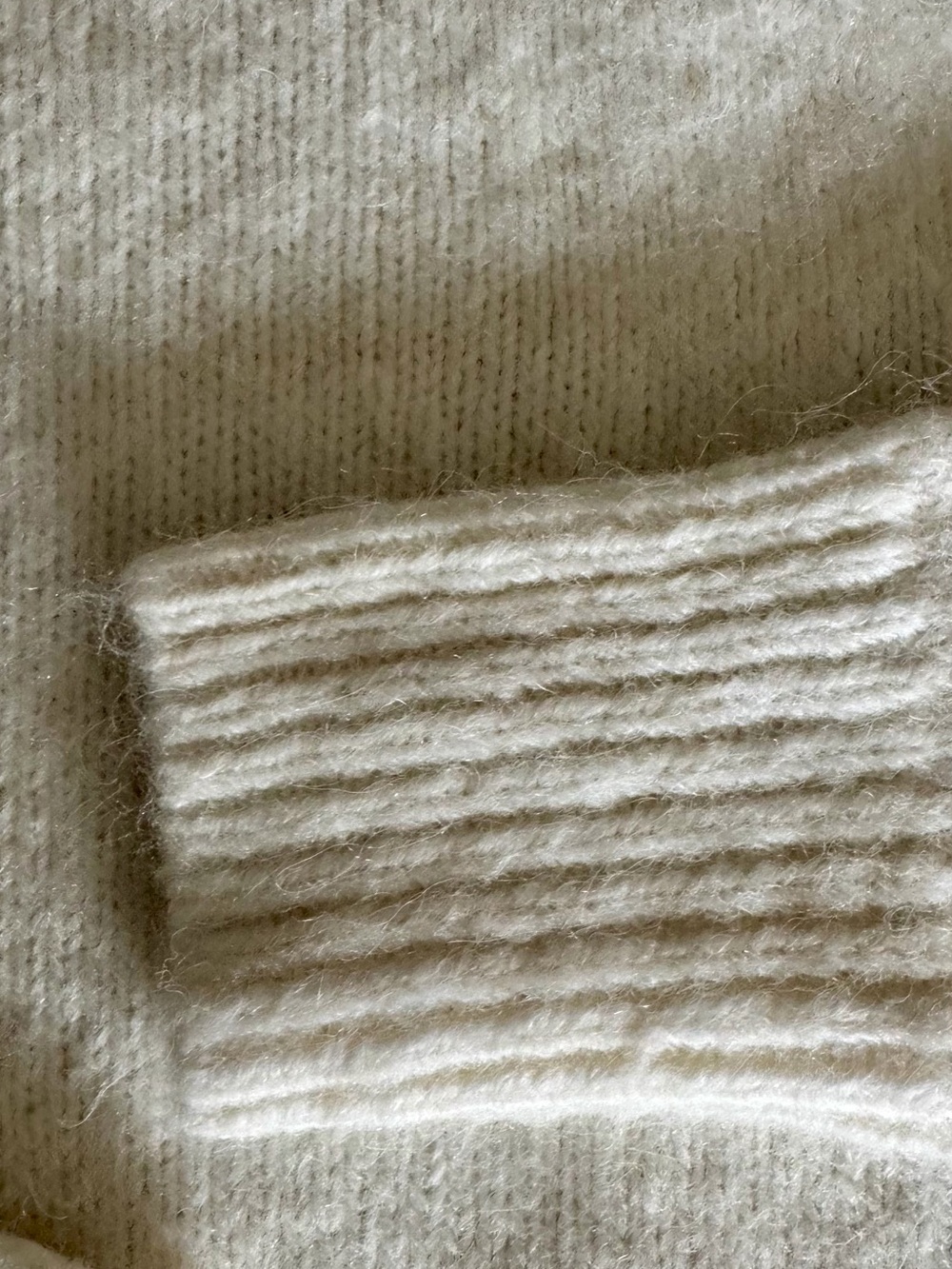 J. Crew Cream Fuzzy Crewneck Sweater - Picture 9 of 12